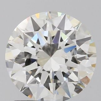 1.31 Carat Round H VVS1 EX GIA Natural Diamond