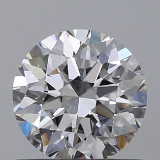 0.62 Carat Round E VVS1 EX GIA Natural Diamond