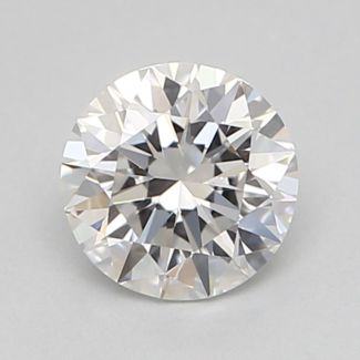 0.31 Carat Round F VVS1 EX GIA Natural Diamond