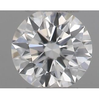 0.21 Carat Round G VVS1 EX GIA Natural Diamond