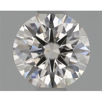 0.40 Carat Round H VS2 EX IGI Natural Diamond