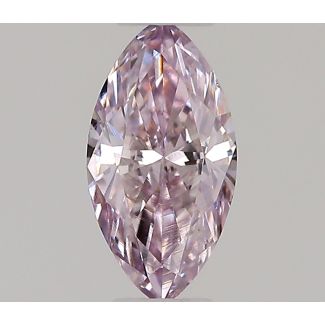 0.17 Carat Marquise Light Pink SI1 - VG NONE Natural Diamond