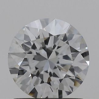 0.91 Carat Round D VVS1 EX GIA Natural Diamond