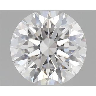 0.41 Carat Round F IF EX GIA Natural Diamond