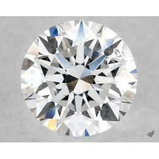 0.60 Carat Round E SI2 EX GIA Natural Diamond