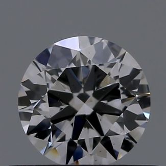 0.4 Carat Round D VS2 VG EX GIA Natural Diamond