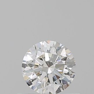 0.5 Carat Round H VVS1 EX VG GIA Natural Diamond