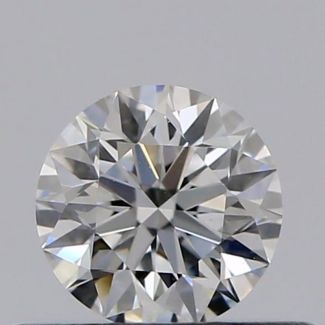 0.33 Carat Round E VS2 EX GIA Natural Diamond