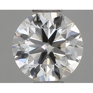 0.6 Carat Round G VVS2 EX IGI Natural Diamond