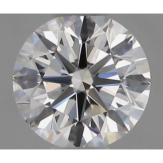 0.83 Carat Round F VVS2 EX GIA Natural Diamond