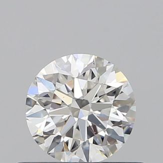 0.5 Carat Round F VS2 EX GIA Natural Diamond