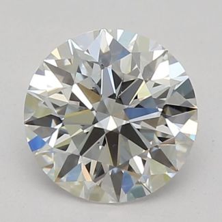 0.60 Carat Round D VVS2 EX GIA Natural Diamond