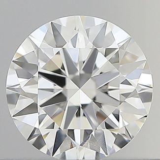 0.50 Carat Round G VVS2 EX GIA Natural Diamond