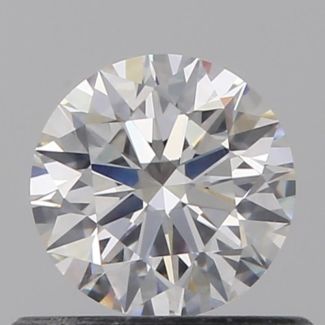 0.50 Carat Round E VS2 EX VG GIA Natural Diamond