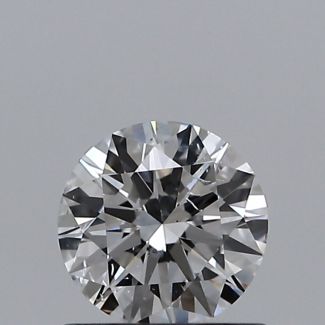 0.60 Carat Round D SI2 EX VG GIA Natural Diamond