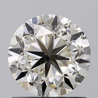 1.00 Carat Round K SI2 F EX VG GIA Natural Diamond