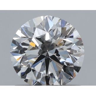 1.0 Carat Round F VVS2 EX GIA Natural Diamond