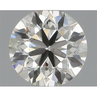 0.51 Carat Round H SI1 VG EX IGI Natural Diamond