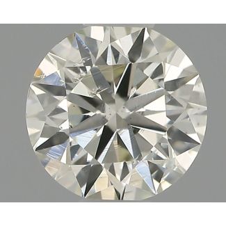 0.4 Carat Round H SI2 EX IGI Natural Diamond