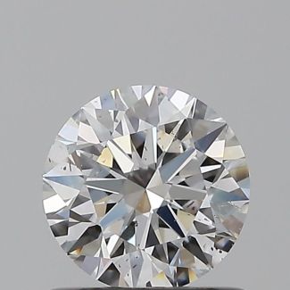 0.7 Carat Round D SI1 EX GIA Natural Diamond