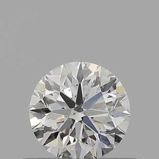 0.4 Carat Round D VS2 VG EX GIA Natural Diamond