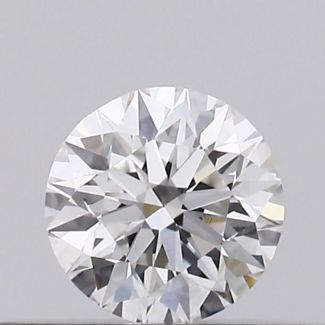 0.18 Carat Round F VS1 VG EX GIA Natural Diamond