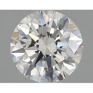 0.6 Carat Round H VS2 EX GIA Natural Diamond