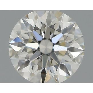 0.44 Carat Round H VS1 EX IGI Natural Diamond