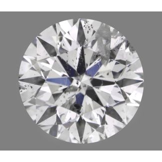 1.00 Carat Round F I2 EX VG GIA Natural Diamond