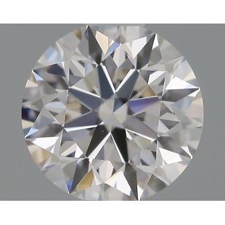 0.55 Carat Round G VVS1 EX GIA Natural Diamond