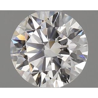 0.6 Carat Round D VVS1 EX GIA Natural Diamond