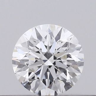 0.23 Carat Round D VVS1 EX GIA Natural Diamond