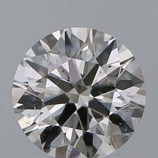 1.00 Carat Round H SI1 EX VG GIA Natural Diamond