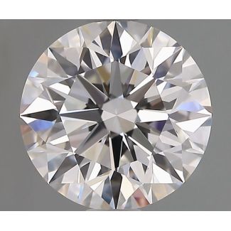 1.7 Carat Round F VVS2 EX GIA Natural Diamond