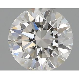 0.30 Carat Round H VVS2 EX GIA Natural Diamond