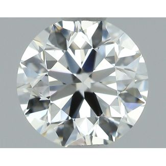 0.9 Carat Round H VVS1 EX GIA Natural Diamond