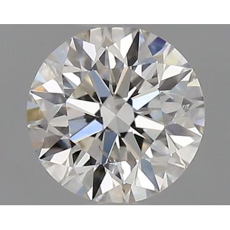 0.4 Carat Round F SI1 EX GIA Natural Diamond