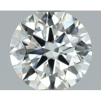 0.91 Carat Round G VVS2 EX GIA Natural Diamond