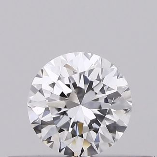 0.23 Carat Round D SI1 VG EX GIA Natural Diamond