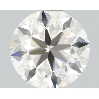 0.9 Carat Round H VVS2 VG EX GIA Natural Diamond