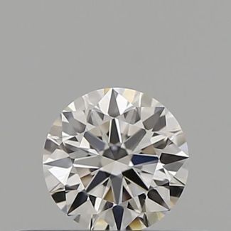 0.24 Carat Round E VVS2 EX GIA Natural Diamond