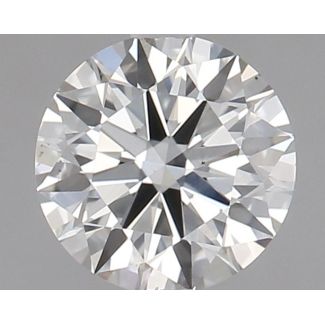 0.83 Carat Round I VS2 EX GIA Natural Diamond