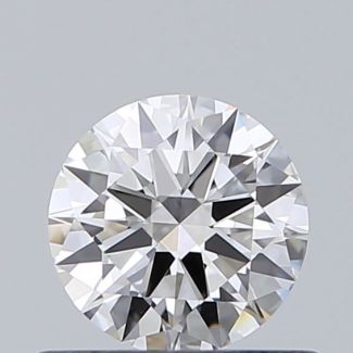 0.5 Carat Round E VVS2 VG EX GIA Natural Diamond