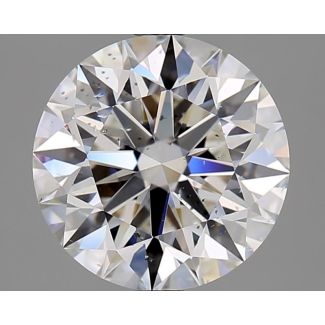 3.01 Carat Round F SI2 EX GIA Natural Diamond