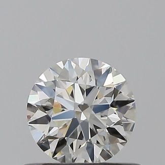 0.5 Carat Round G VVS2 EX IGI Natural Diamond