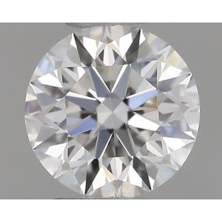 0.33 Carat Round E VVS1 EX GIA Natural Diamond