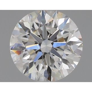 0.62 Carat Round F VS1 EX GIA Natural Diamond