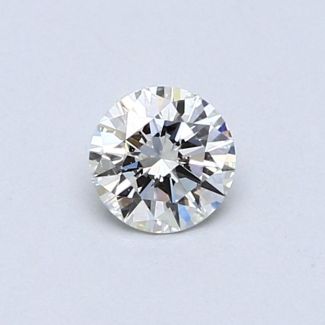 0.4 Carat Round H SI1 EX VG GIA Natural Diamond