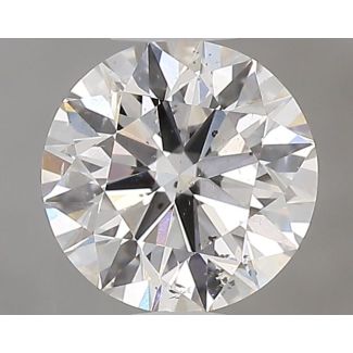 0.51 Carat Round G SI1 EX GIA Natural Diamond