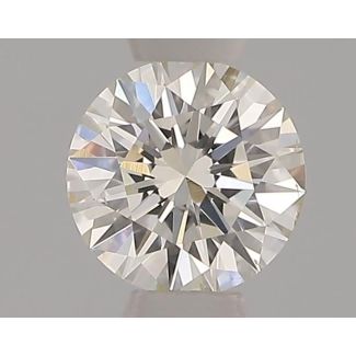 0.30 Carat Round H VS2 EX VG IGI Natural Diamond